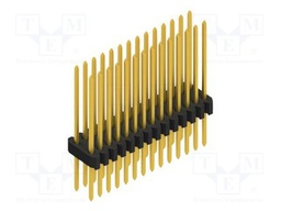 Connector: pin strips; pin header; male; PIN: 28; 1.27mm; THT; 2x14