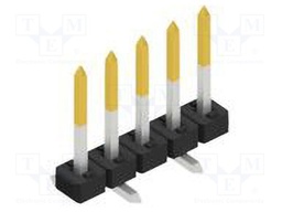 Connector: pin strips; pin header; male; PIN: 5; 2mm; SMT; 1x5; 100V