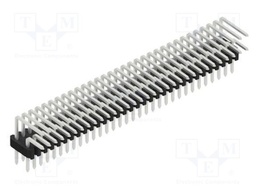 Connector: pin strips; pin header; male; PIN: 64; 1.27mm; THT; 2x32