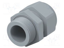 Cable gland; without nut; PG16; IP68; Mat: polyamide; grey