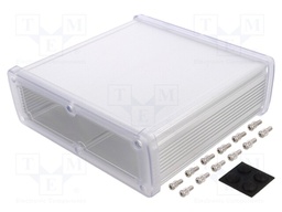 Enclosure: multipurpose; X: 177.6mm; Y: 169mm; Z: 61.1mm; silver