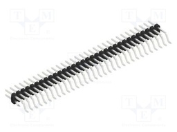 Connector: pin strips; pin header; male; PIN: 64; 2mm; SMT; 2x32