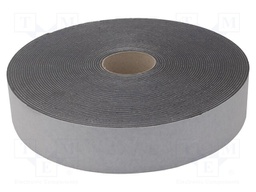 Tape: sealing; W: 70mm; L: 30m; Thk: 3mm; grey; caoutchouc hot-melt