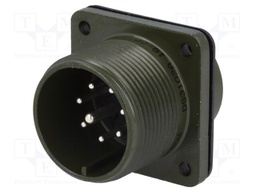 Connector: circular; Series: DS/MS; socket; male; PIN: 8(1+7)