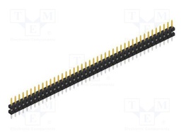 Connector: pin strips; pin header; male; PIN: 42; 2mm; THT; 1x42
