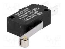 Microswitch SNAP ACTION; with lever (with roller); SPDT; Pos: 2