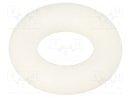 O-ring gasket; silicone; Thk: 2mm; Øint: 4mm; white; -60÷160°C