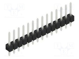 Connector: pin strips; pin header; male; PIN: 14; 2.54mm; THT; 1x14