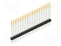 Connector: pin strips; pin header; male; PIN: 23; 2.54mm; THT; 1x23