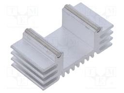 Heatsink: extruded; TO252,TO263; metallic; L: 12.7mm; W: 25.91mm