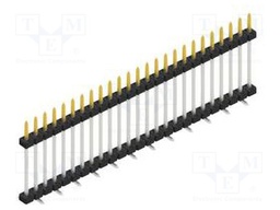 Connector: pin strips; pin header; male; PIN: 25; 2mm; SMT; 1x25