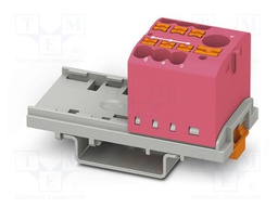 Splice terminal: rail; 24A; 690V; push-in; PA; 0.14÷4mm2; W: 28.6mm