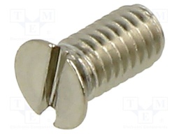 Screw; M3x6; 0.7; Head: countersunk; slotted; 0.6mm