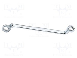 Wrench: ring; double-sided,bent; 20mm,22mm; Overall len: 285mm; 90