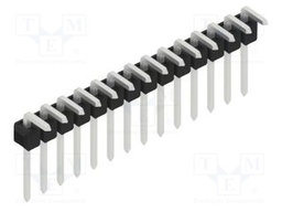 Connector: pin strips; pin header; male; PIN: 14; 2.54mm; THT; 1x14