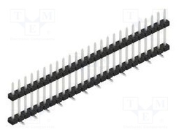Connector: pin strips; pin header; male; PIN: 25; 2mm; SMT; 1x25