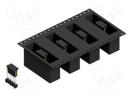 Connector: pin strips; pin header; male; PIN: 5; 2.54mm; SMT; 1x5