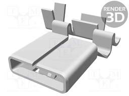Terminal: flat; 6.35mm; 0.8mm; female; 0.3÷1mm2; crimped; brass