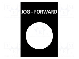 Label; control station