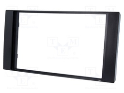 Radio mounting frame; Ford; 2 DIN; black