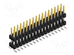 Connector: pin strips; pin header; male; PIN: 34; 2.54mm; SMT; 2x17