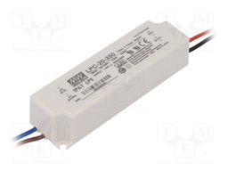 Power supply: switched-mode; LED; 16.8W; 9÷48VDC; 350mA; 90÷264VAC