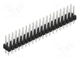 Connector: pin strips; pin header; male; PIN: 40; 2.54mm; THT; 2x20
