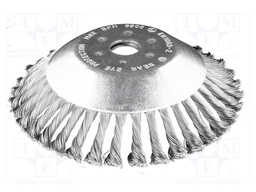 Tool accessories: brush; steel; Ø: 200mm; Holder: assembly hole