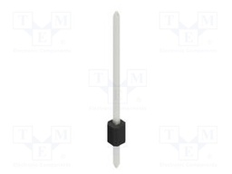 Connector: pin strips; pin header; male; PIN: 1; 1.27mm; THT; 1x1