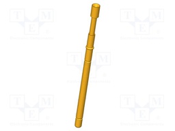 Test needle; Operational spring compression: 4mm; 8A; Ø: 2mm; 3N