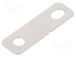 Connector; Batt.no: 2; copper; 60x20x1.2mm; Plating: nickel