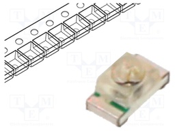 IR transmitter; 850nm; 35°; 1.2÷1.7VDC; SMD; Dim: 1.6x0.8x0.95mm