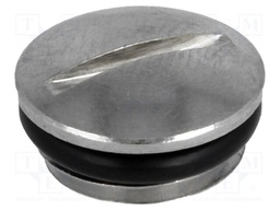 Stopper; PG9; IP68; Mat: brass; Man.series: SKINDICHT®; with seal