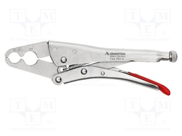 Pliers; locking; Pliers len: 250mm; Grip capac: 16÷17mm