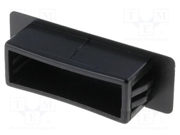 Stopper; polyamide; black; UL94V-2; Panel thick: 1.4÷3.5mm; C: 12mm