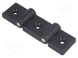 Hinge; Width: 104mm; technopolymer (PA); black; H: 36mm