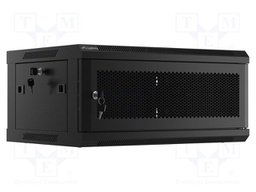 Enclosure: rack cabinet; Standard: 19"; 4U; black; Z: 450mm; X: 600mm