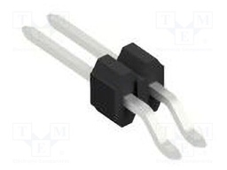 Connector: pin strips; pin header; male; PIN: 2; 1.27mm; SMT; 1x2