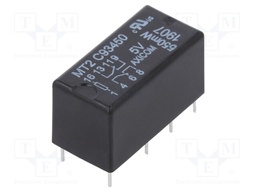 Relay: electromagnetic; DPDT; Ucoil: 5VDC; max.250VAC; max.220VDC