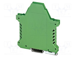 Enclosure base; green; UL94V-0; ME 12,5; for DIN rail mounting