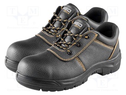 Shoes; Size: 42; black; leather; oils,slip,solvent