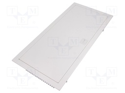 Enclosure: for modular components; IP30; white; No.of mod: 48