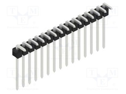 Connector: pin strips; pin header; male; PIN: 15; 2.54mm; THT; 1x15