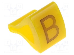 Markers for cables and wires; Label symbol: B; 3÷6.5mm; H: 9mm