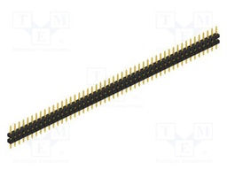 Connector: pin strips; pin header; male; PIN: 49; 2mm; THT; 1x49