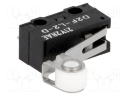 Microswitch SNAP ACTION; with lever (with roller); SPDT; Pos: 2