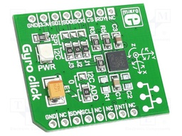 Click board; gyroscope; I2C,SPI; L3GD20; mikroBUS connector