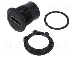 Adapter; for panel mounting,rear side nut; Thread: M22; 1÷10mm