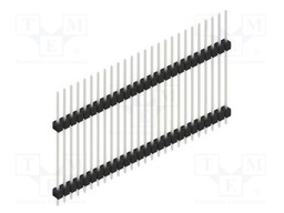 Connector: pin strips; pin header; male; PIN: 26; 2.54mm; THT; 1x26