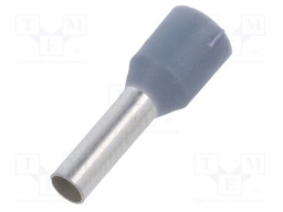 Tip: bootlace ferrule; 2.5mm2; crimped; for cable; insulated; grey